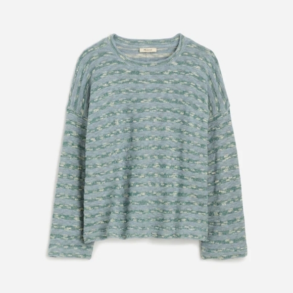 Madewell Tops - NWT Madewell Crewneck Long-Sleeve Knit Tee in Stripe Size S